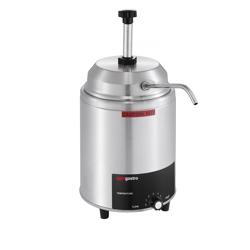 Distributeur de sauce bain-marie à pompe - 550W - 4,4L