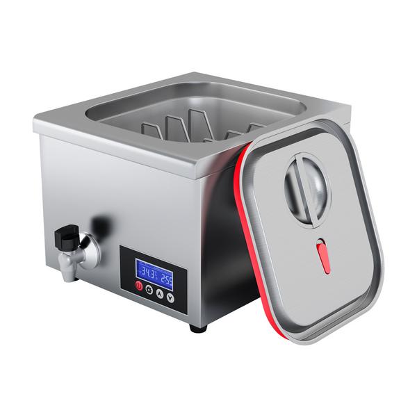 Sous Vide Suda Pişirme Makinesi/Softcooker - 16L - GN 2/3 - 500W - boşaltma musluklu - kapaklı