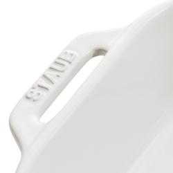 STAUB | CERAMIQUE - Ovenschaal - 340x240mm - Keramiek - Puur wit