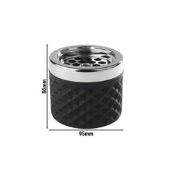 (6 stuks) windvrije asbak - Ø 95mm - afsluitbaar