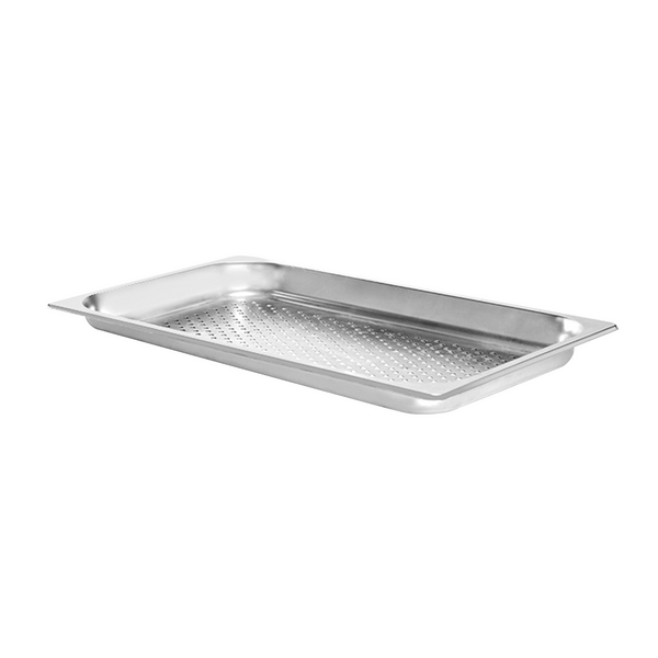 Roestvrijstalen GN bak 1/1 - Geperforeerd - Hoogte: 20mm