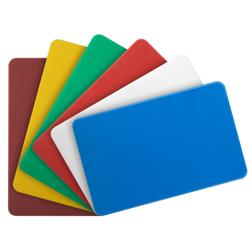 (6 stuks) Snijplank-set - 300x500mm - Dikte: 20mm - HACCP-conform - HDPE 500 - Multicolor - Vaatwasmachinebestendig - 2-zijdig bruikbaar