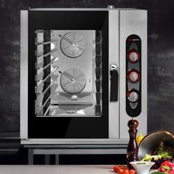Commercial Electric Bakery Combi Oven – 6-Tray 600×400mm EN - Manual Controls - Direct Steam