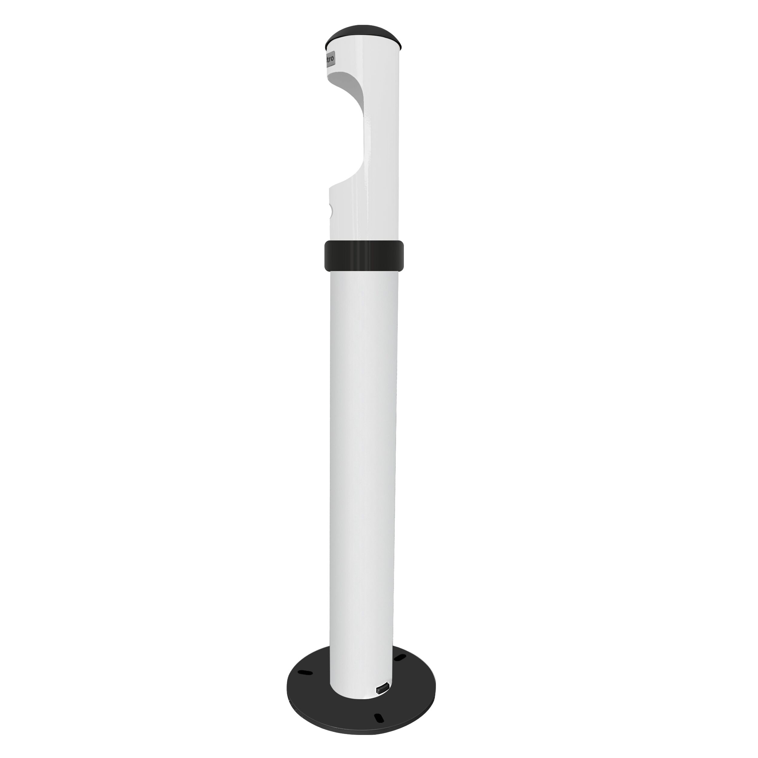 Cendrier sur pied d'extérieur en Aluminium - Blanc