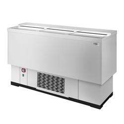 Commercial bottle cooler chest - stainless steel - 305 litres