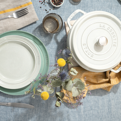 STAUB | LA COCOTTE - Cocotte - Ø 200mm - Ferro fundido - Trufa branca