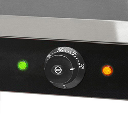 Parrilla de contacto - ranurada arriba + abajo | 1800 vatios | Parrilla de mesa | Parrilla múltiple | Tostadora para sándwiches | Parrilla eléctrica | Paninimaker