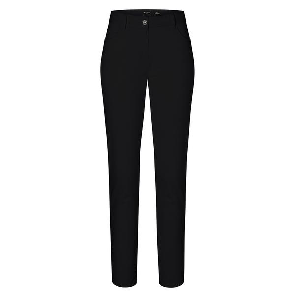 (6 stuks) KARLOWSKY | Dames 5-zakken Broek - Zwart - Maat: 34