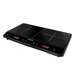 (2 stuks) Inductiekookplaat - 2-delig - 605x360x63mm - 3,5 kW - 2 kookzones rond