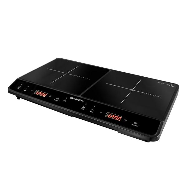 Induktionsspis - Tischgerät - 605x360x63 mm - 2,0 kW - 2 värmezoner