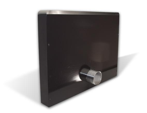 Καμινάδα/Καπέλο φούρνου πίτσας - 770x770x220 mm - γαλβανισμένο χαλυβδοέλασμα | ανθεκτικό στη θερμότητα | σκούρο καφέ - συμβατό με PEI25, PDI25