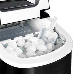 Ledomat - Šuplje kockice leda - 12 kg/24 h - Mat crna