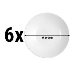 (6 piezas) Seltmann Weiden - Plato plano redondo - Ø 29 cm