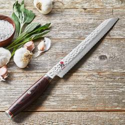 MIYABI | 6000 MCT - Cuchillo para pan con filo dentado - Hoja: 230mm