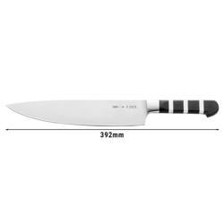 F. DICK | AJAX Chef's Knife – 1905 Collection - 26 cm Blade - German Steel - Black/Silver Handle