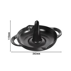 STAUB | SPECIALITIES - Tavuk kızartma makinesi - Ø 240mm - Dökme demir