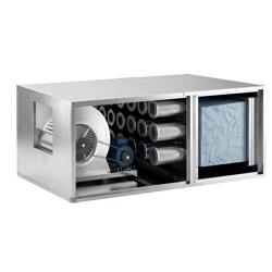 Commercial kitchen extract air cleaning unit with motor - 8,400 m³/h - With pre-filter, pocket filter and activated carbon filter