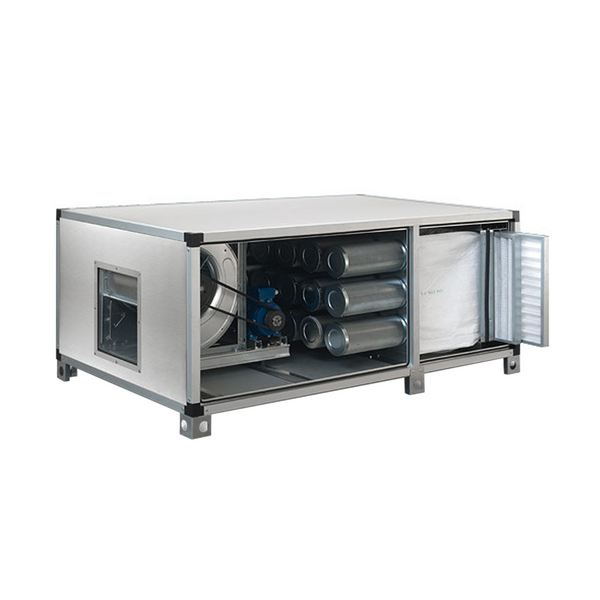 Luchtzuiveringssysteem 5400 m³ - met voorfilter, zakkenfilter & actief koolfilter