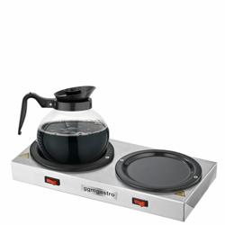 Płyta grzewcza- 120 W - na 2 dzbanki do kawy lub herbaty o średnicy 174 mm każdy	