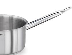 Steelpan - RVS - 7,0 liter - Ø 240mm - Hoogte: 150mm - met inductiebodem / sandwichbodem