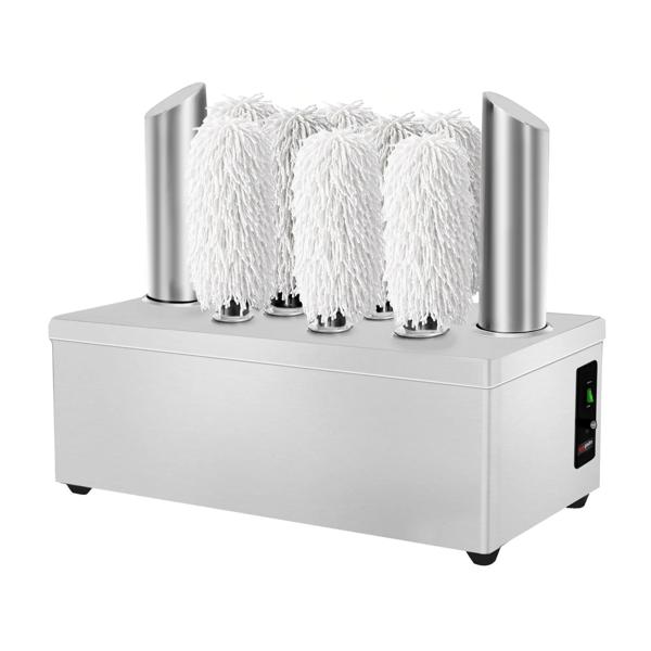 Gläserpoliermaschine- 2,62kW - mit 8 rotierenden Rollen