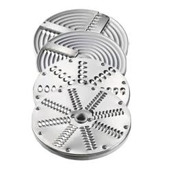 Krajalnica do mozzarelli - 250-300kg/h - 330x380x690mm - 300W - do sera - w zestawie tarka 4mm & tarka 7mm i tarcza tnąca z 4 ostrzami