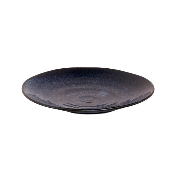 (5 st) Kiryu - Tallrik - platt - porslin - Ø 23,5 cm - blå