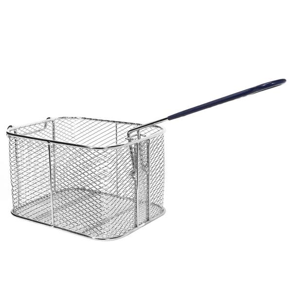 Friteerauskorit - 180x215 mm; 140 mm korkeus - verzinkitty metalli; ergonominen muovikahva - yhteensopiva: EFK344-12 & EFK644-12+12