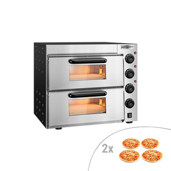 Horno para pizza - 4+4x 20 cm