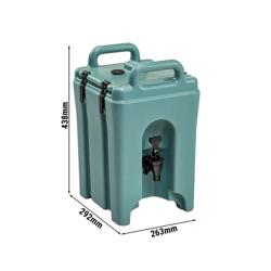 CAMBRO | CAMTAINERS® - Conteneur isotherme à boissons - 5,7 Litres - Bleu ardoise