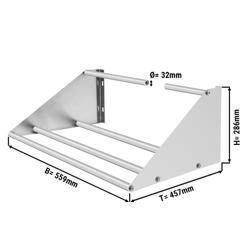 Mensola a parete in acciaio inox - 559x457mm - con 1 ripiano