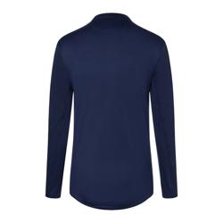 (6 peças) Karlowsky - camisa de trabalho masculina de manga comprida performance - azul marinho - tamanho: XL