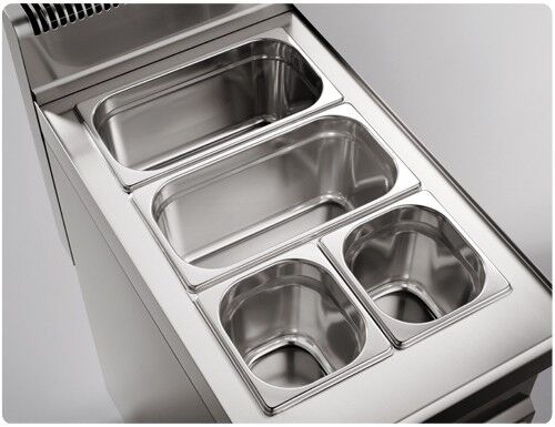 Bain-marie électrique – 1,2 kW – 1 × GN 1/1 ou 2 × GN 1/2