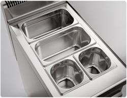 Bain-marie électrique – 1,2 kW – 1 × GN 1/1 ou 2 × GN 1/2