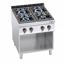 Masina de gatit pe gaz 4x arzatoare (34,5 kW) cu flacara de veghe