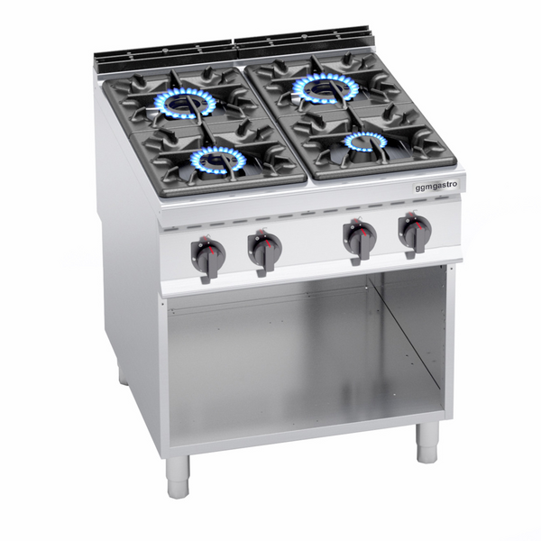Gasspis 4 st. brännare (34,5 kW) med pilotlåga