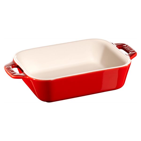 STAUB | CERAMIQUE - Блюдо для запекания - 140x110мм - Керамика - Вишнево-красный