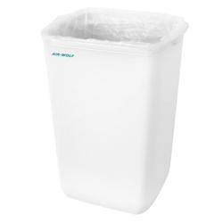 AIR-WOLF | Kapaklı çöp kutusu - 23 litre - ABS plastik - beyaz