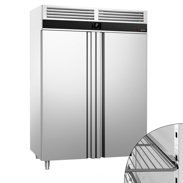 Buzdolabı Paslanmaz Çelik PREMIUM - GN 2/1 - 1400 Litre - 2 Kapılı