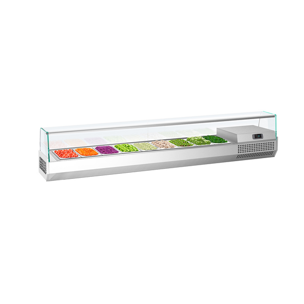 Soğutmalı vitrin Premium PLUS - 1976x353mm - 9x GN 1/4