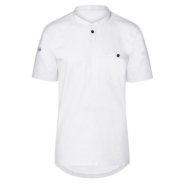 (6 stuks) KARLOWSKY | Korte Mouw Heren Werkshirt Performance - Wit - maat: M