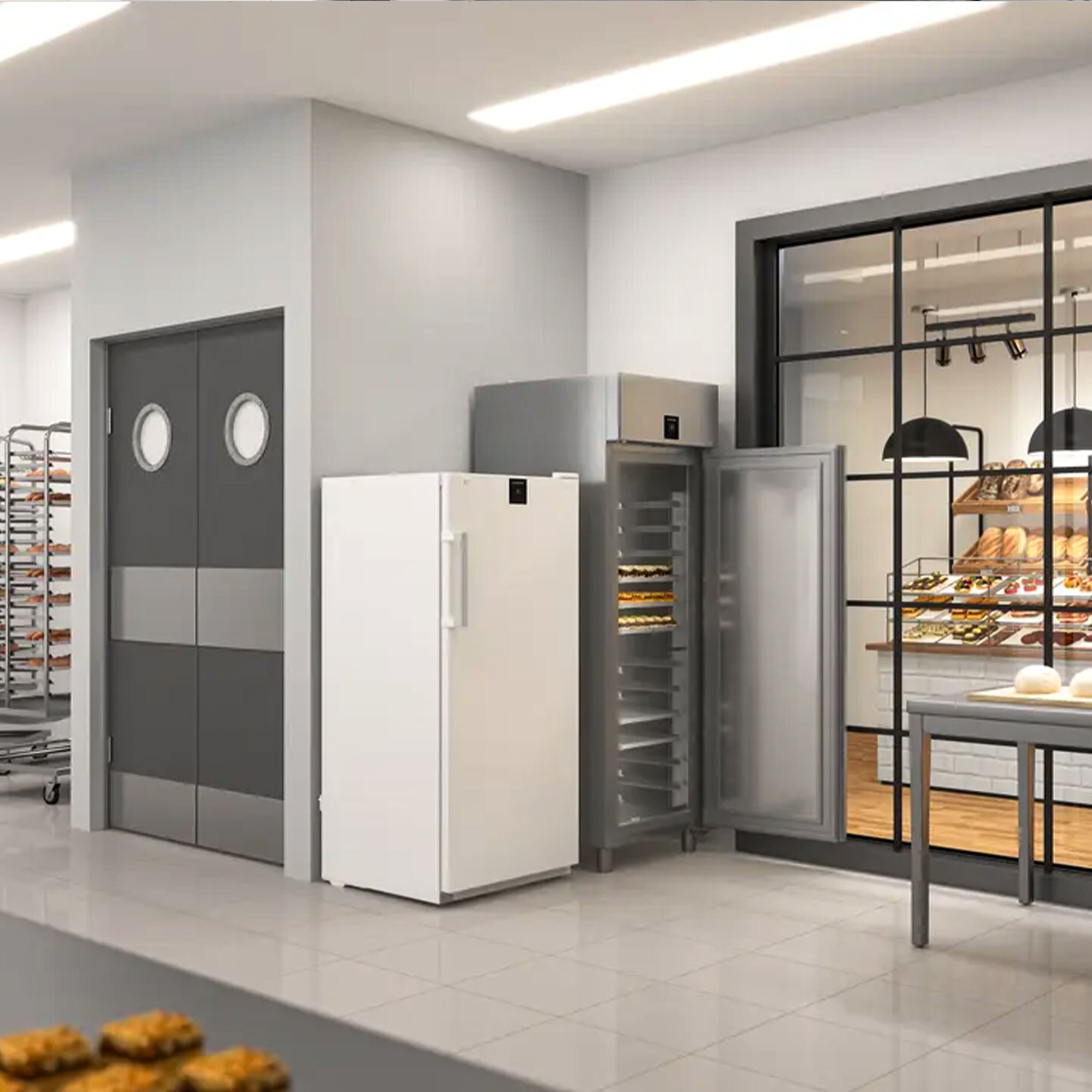 LIEBHERR | Réfrigérateur de boulangerie en inox PERFECTION – EN 600x400 – 602 litres – intérieur en inox – avec 1 porte & WiFi