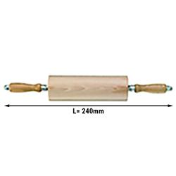 Teigroller / Nudelholz - 240mm - Echtholz