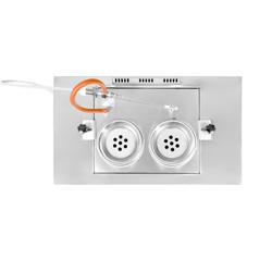 Bollitore per tè in rame professionale - Elettrico - 720mm - 22L - Design Istanbul