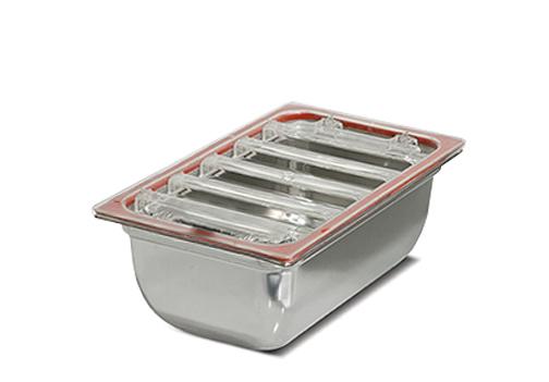 (5 pieces) Vacuum GN container - GN 1/1 - incl. lid