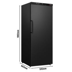 Καταψύκτης αποθήκευσης ECO - 400 λίτρα - με 1 πόρτα - Πλαστική εσωτερική πόρτα - Μαύρο