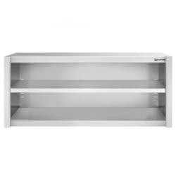 Seinäkaappi ruostumattomasta teräksestä PREMIUM - 1800x400mm - ilman liukuovea - korkeus 650mm