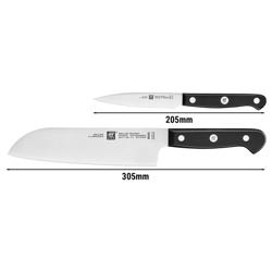 (2 pieces) ZWILLING | GOURMET Knife Set – Santoku 18 cm - Paring 10 cm