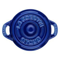 STAUB | CERAMIQUE - Mini Cocotte - Ø 100 mm - rotonda - Ceramica - Blu scuro