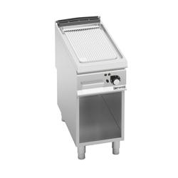 Commercial Electric Griddle - 6.6kW - Ribbed Plate - on Stand